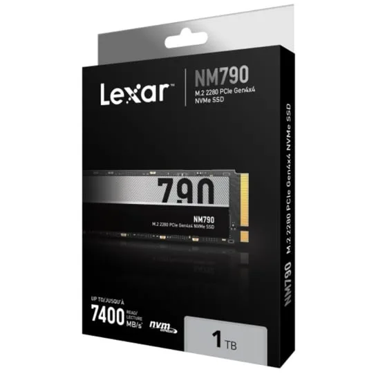 Armazenamento Lexar NM790 1 TB, SKU LNM790X001T-RNNNG.