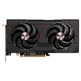 Placa de vídeo Sapphire Radeon RX 9060 XT Pulse, 16 GB, vista frontal das ventoinhas