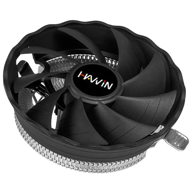 Cooler Hawin VC-120, preto, vista em perspectiva.