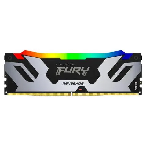 Memória RAM Kingston Fury Renegade 24 GB (1x24 GB) DDR5-8800 CL42 Preto, iluminação RGB, vista principal