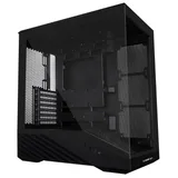 Gabinete Lian Li Vector V100, vista frontal e lateral