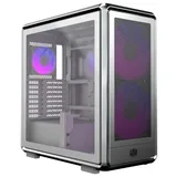 Gabinete Cooler Master MasterFrame 600 Mesh ARGB, vista frontal e lateral