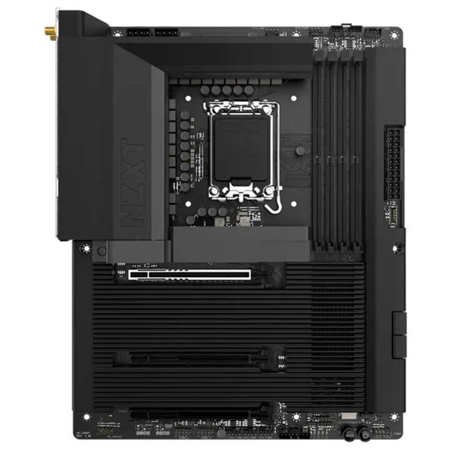 Placa-mãe NZXT N9 Z890, vista frontal, sem perspectiva
