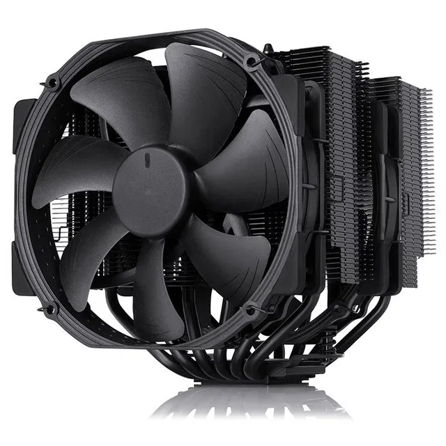 Cooler Noctua NH-D15 CHROMAX, vista em perspectiva.