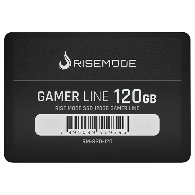 Rise Mode Gamer Line 120 GB, vista da etiqueta