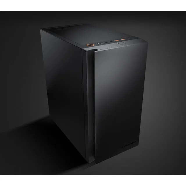 Gabinete Cougar Purity, variante preto, vista do produto