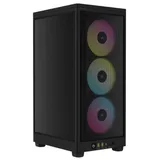 Gabinete Corsair 2000D RGB AIRFLOW, vista frontal e lateral