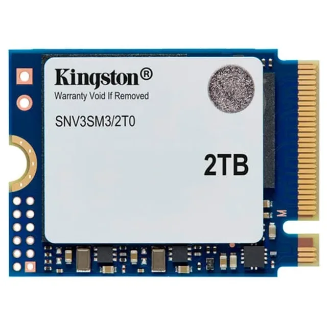 Kingston NV3 2 TB, vista da etiqueta