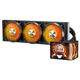 Cooler Aigo Darkflash UV360, preto, vista em perspectiva.