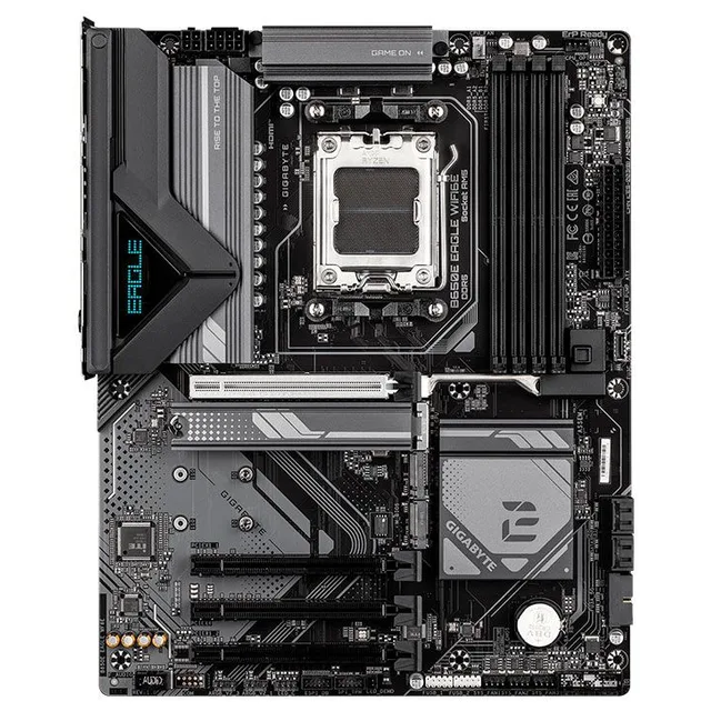 Placa-mãe Gigabyte B650E Eagle WIFI6E, vista frontal