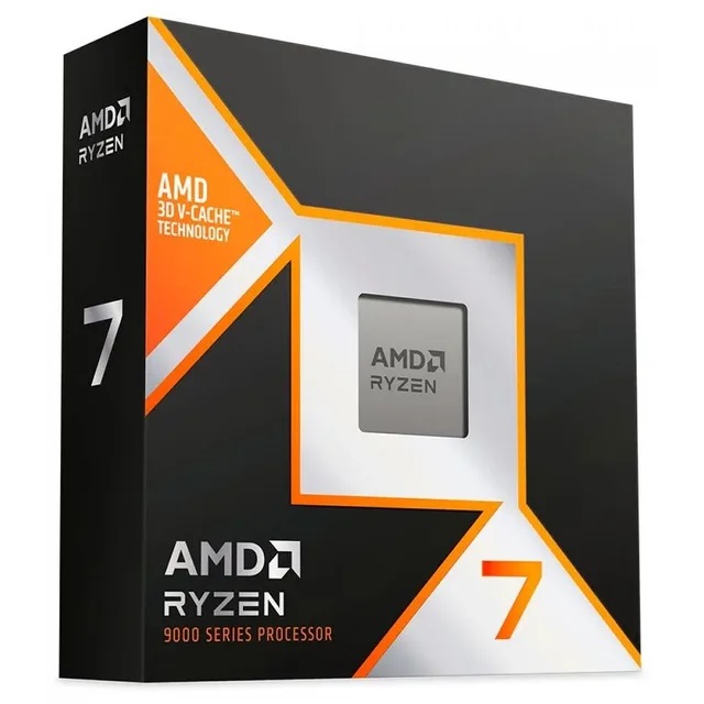 Caixa AMD Ryzen 7 série 9000, anúncio exato Ryzen 7 9800X3D