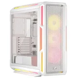 Gabinete Corsair iCUE LINK 5000T LX RGB, vista frontal e lateral