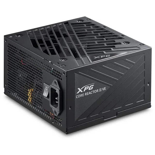 XPG CORE REACTOR II VE 850 W, fonte em perspectiva sem embalagem