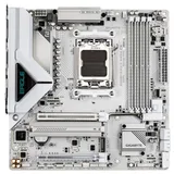 Placa-mãe Gigabyte B850M EAGLE WIFI6E ICE, vista frontal