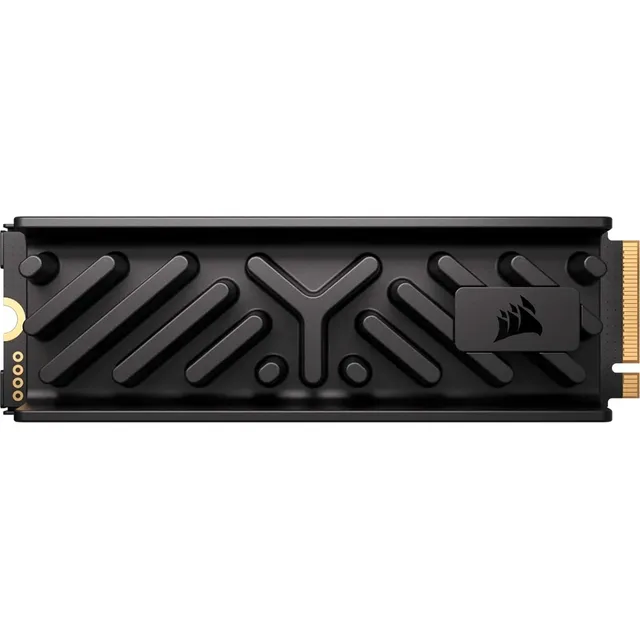 Corsair MP700 ELITE com dissipador 1 TB, vista da etiqueta