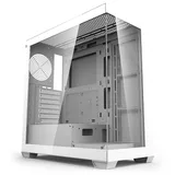 Gabinete Aigo Darkflash DS900 na cor branco, vista frontal e lateral
