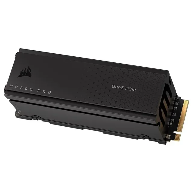 Corsair MP700 PRO com cooler 4 TB, vista da etiqueta
