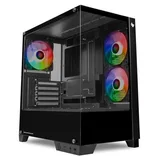 Gabinete Pichau Magpie 4XB, variante Preto, vista principal