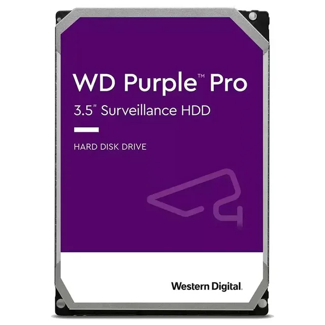 Western Digital WD Purple Pro 18 TB, vista da etiqueta