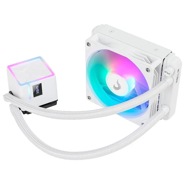 Rise Mode Frost 120 mm RGB Rainbow, vista em perspectiva