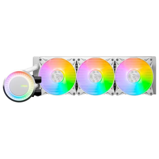 MSI MAG CORELIQUID E360 White, vista em perspectiva