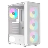 Gabinete Acegeek Diamond R339, branco, vista frontal e lateral