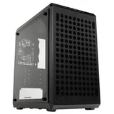 Gabinete Cooler Master Q300L V2 preto, vista frontal e lateral