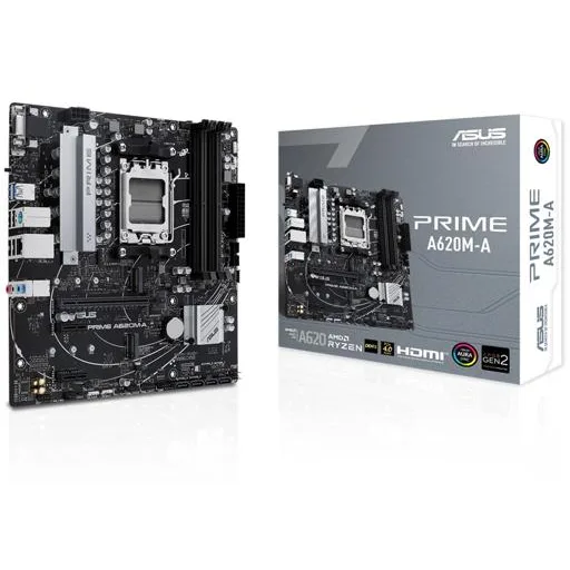 Placa-mãe ASUS Prime A620M-A, vista principal