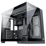 Gabinete Redragon Wideload Pro, vista frontal e lateral