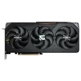 Placa de vídeo Gigabyte Radeon RX 9070 GAMING 16G, 16 GB, vista frontal das ventoinhas