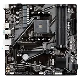 Placa-mãe Gigabyte A520M DS3H V2, vista frontal, sem perspectiva