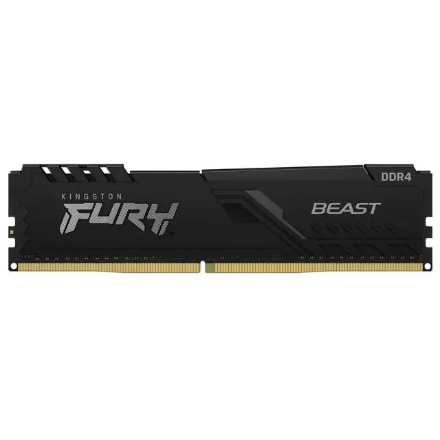 Kingston FURY Beast DDR4, um módulo de 16 GB, vista lateral