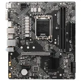 Placa-mãe MSI PRO H610M-G DDR5, vista frontal, sem perspectiva