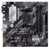 Placa-mãe ASUS PRIME B550M-A, vista frontal, sem perspectiva