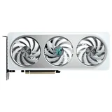 Gigabyte GeForce RTX 5060 AERO OC 8G, vista frontal das ventoinhas.