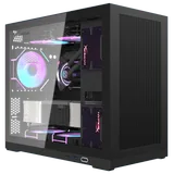 Gabinete Aigo Darkflash DS210, variante preto, vista do produto