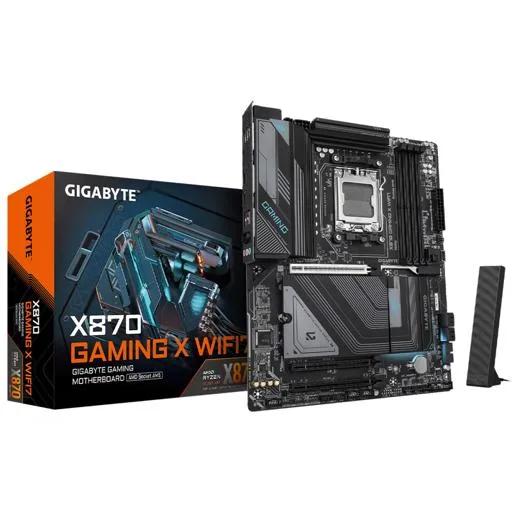Placa-mãe Gigabyte X870 Gaming X WiFi7, vista principal