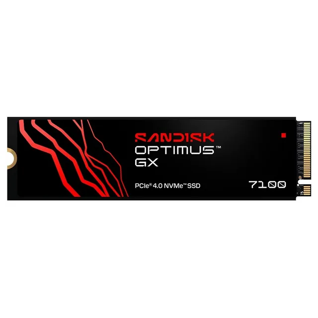 SanDisk Optimus GX 7100 500 GB, vista da etiqueta