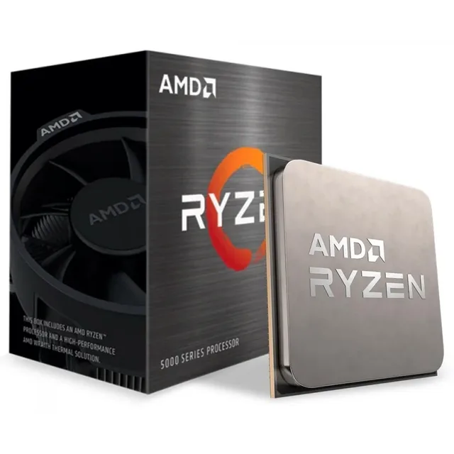 Embalagem AMD Ryzen 7 Série 5000 com cooler Wraith Stealth