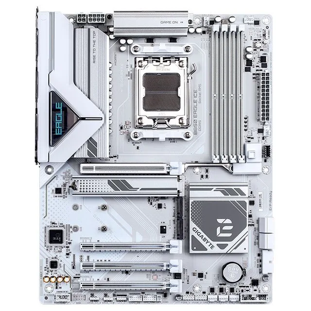 Placa-mãe Gigabyte B850 Eagle ICE, vista frontal