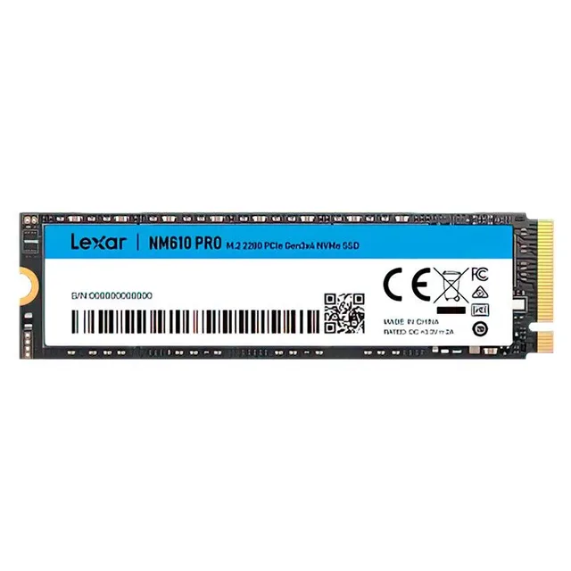 Armazenamento Lexar NM610 Pro, SKU LNM610P001T-RNNNG.