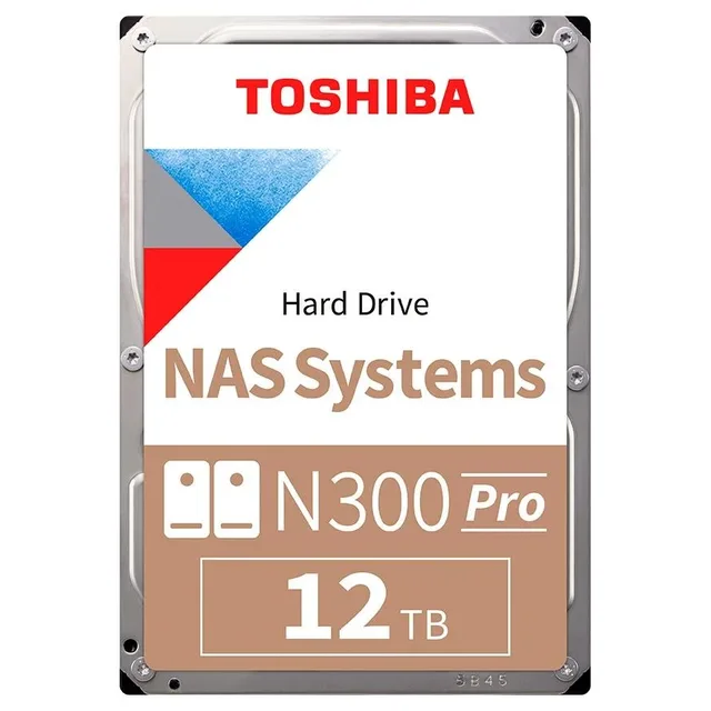 Toshiba N300 Pro 12 TB, vista da etiqueta