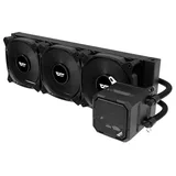 Cooler Aigo Darkflash Darkfog X360, preto, vista em perspectiva.