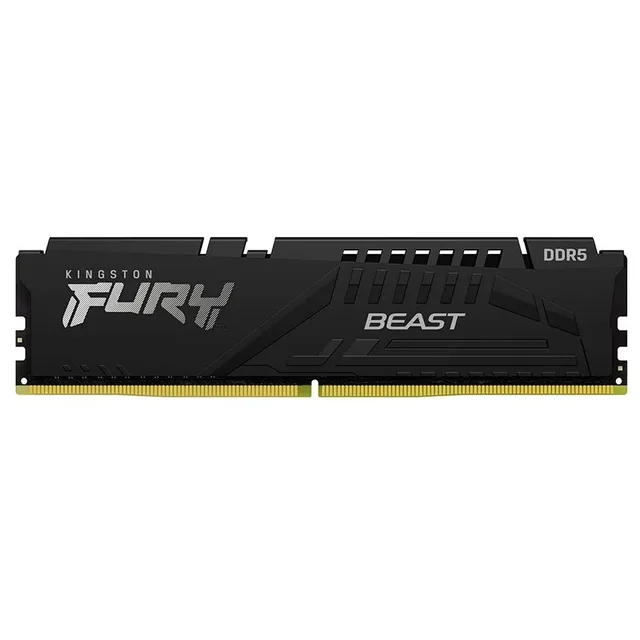Kingston FURY Beast DDR5, um módulo de 16 GB, vista lateral