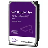 Western Digital WD Purple Pro 22 TB, vista da etiqueta