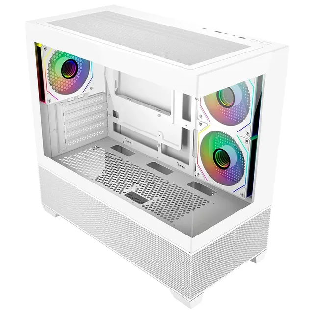 Gabinete Cooler Master Elite 490, vista frontal e lateral