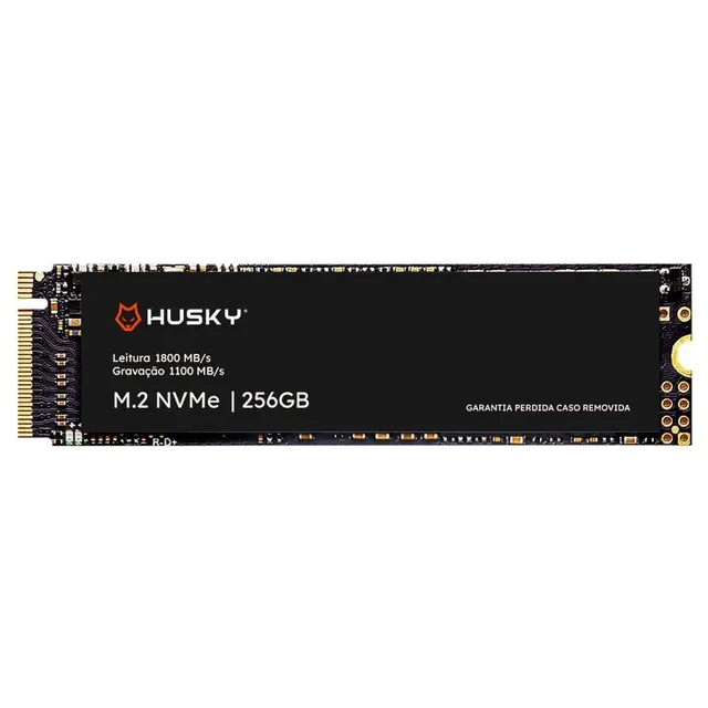 Husky ThunderBoost 256 GB, vista da etiqueta