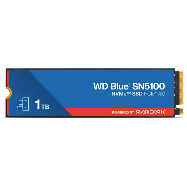 Armazenamento Western Digital Blue SN5100, SKU WDS100T5B0E.
