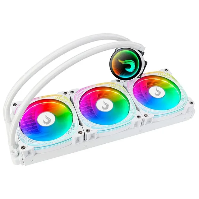 Rise Mode Aura Frost Pro 360 mm ARGB, vista em perspectiva