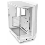 Gabinete NZXT H6 Flow, vista frontal e lateral